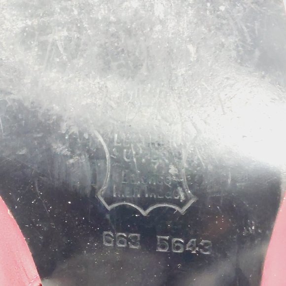 Bandits Soft Red Leather Knee High Slip On Heeled Tall Boots A901 - Picture 10 of 16